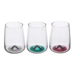 SECRET DE GOURMET Lot de 3 Verres à Eau  Olme  36cl Transparent