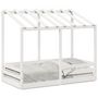 Voir la diapositive 2 : VIDAXL Lit pour enfants sans matelas blanc 70x140cm bois de pin massif
