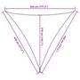 Voir la diapositive 6 : VIDAXL Voile d'ombrage 160 g/m^2 Vert clair 4,5x4,5x4,5 m PEHD