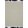 Voir la diapositive 2 : Tapis déco 120x170 cm antidérapant uni finition pampilles