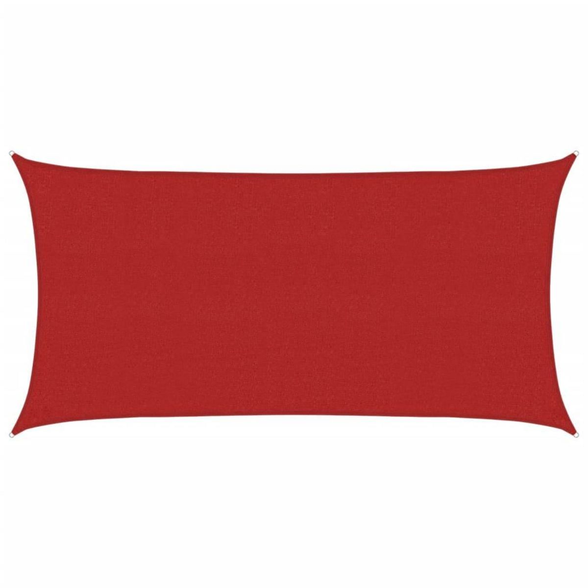 VIDAXL Voile d'ombrage 160 g/m^2 Rouge 2x3,5 m PEHD