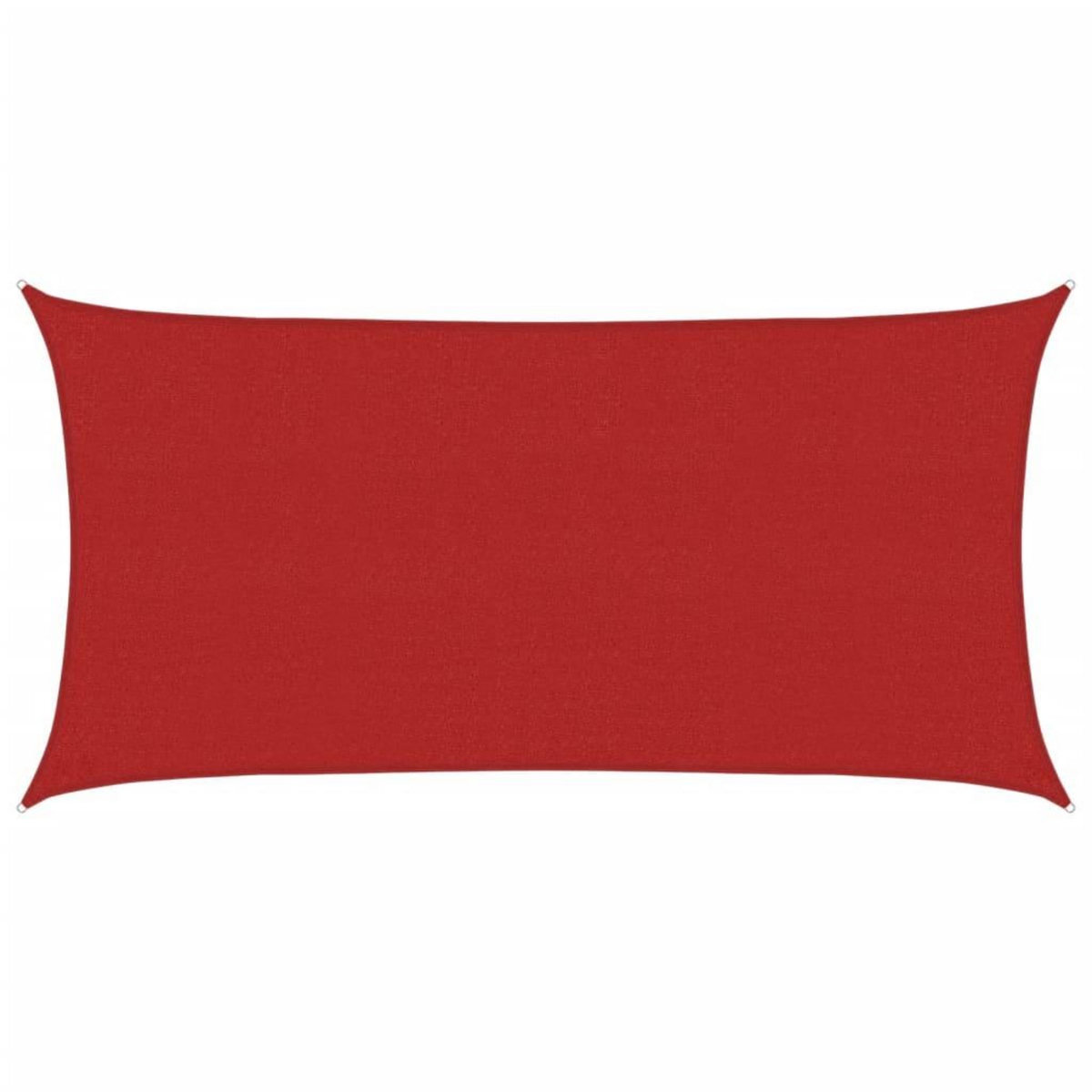 VIDAXL Voile d'ombrage 160 g/m^2 Rouge 2x3,5 m PEHD