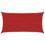 Voir la diapositive 2 : VIDAXL Voile d'ombrage 160 g/m^2 Rouge 2x3,5 m PEHD