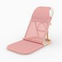 Voir la diapositive 1 : Rendez vous déco Chaise de plage terracotta pliable en tissage synthétique - Favignana