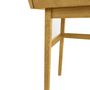 Voir la diapositive 6 : Paris Prix Bureau Design  Carteret  115cm Chêne Clair