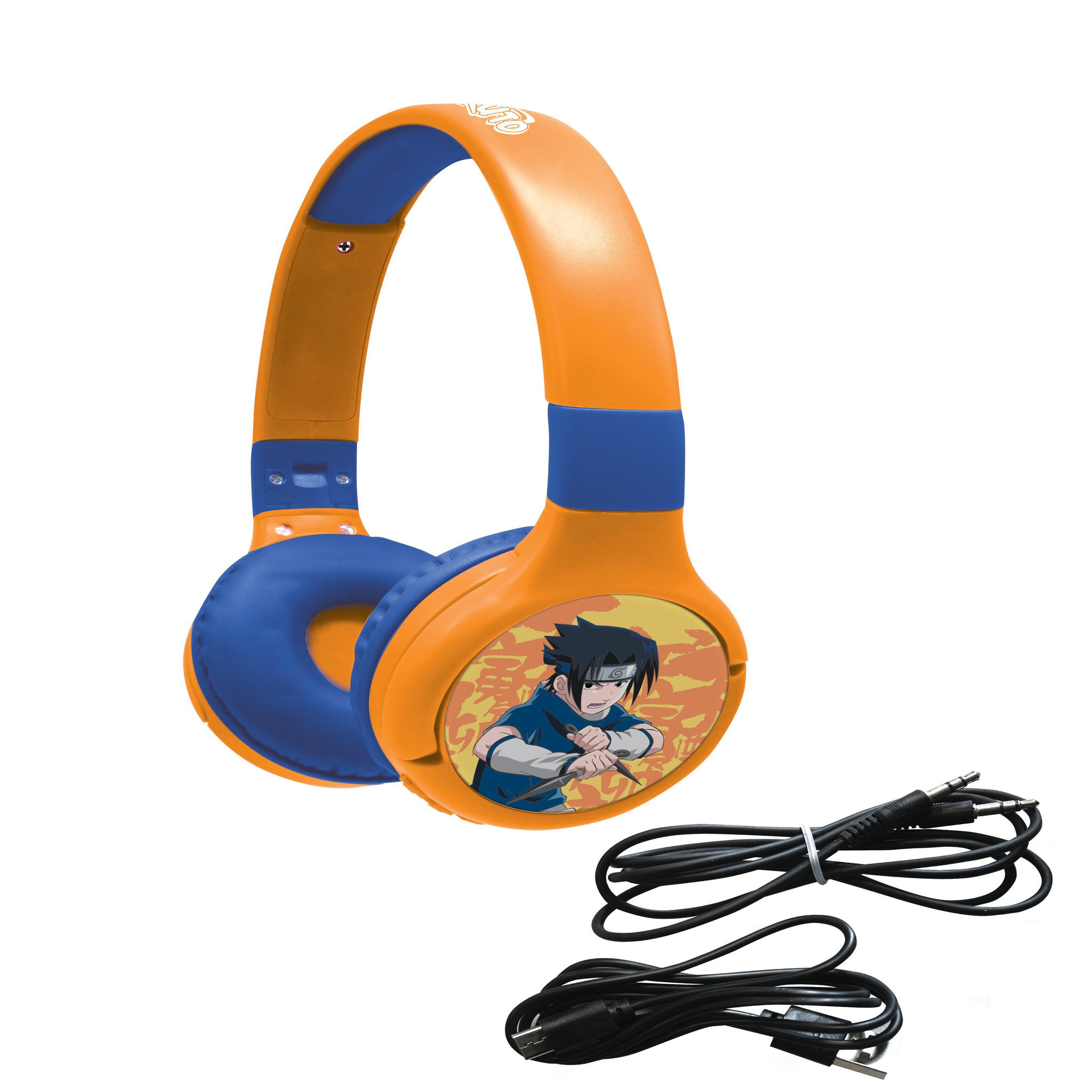 Lexibook Casque 2 en 1 Naruto Bluetooth et Filaire avec limitation de son