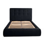 Voir la diapositive 1 : LISA DESIGN Onyx - lit coffre - 180x200 cm - en velours côtelé - sommier inclus