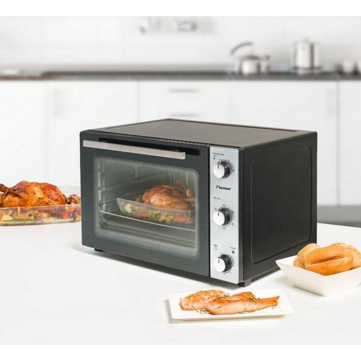 Bestron Four grill 45l 1800w noir/inox - aov45