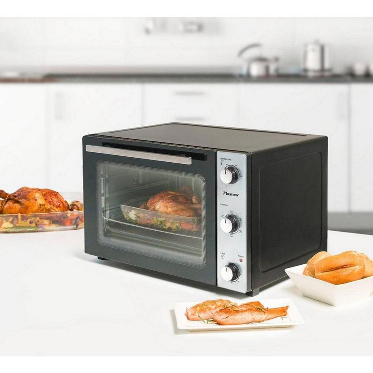 Bestron Four grill 45l 1800w noir/inox - aov45