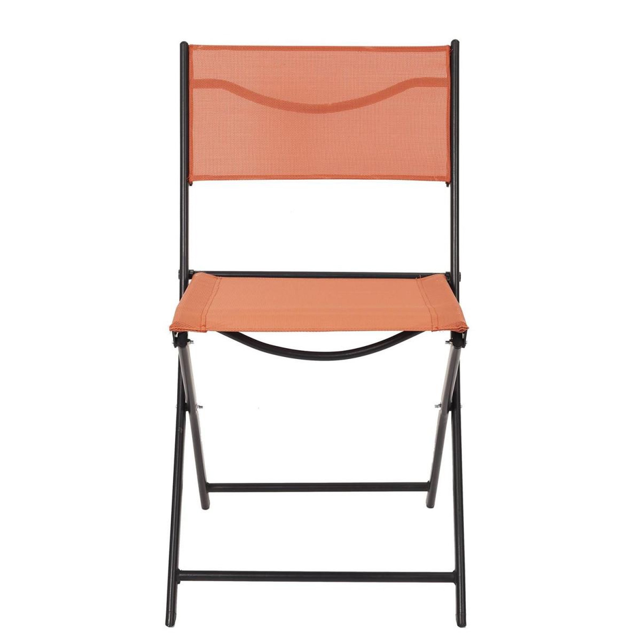 Voir la diapositive 3 : The Home Deco Factory Lot de 4 Chaises Pliables  Jardin  79cm Terracotta