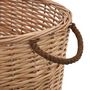 Voir la diapositive 4 : VIDAXL Panier a bois de chauffage poignees de transport 56x40x28 cm