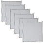 Voir la diapositive 2 : VIDAXL Coussins de siege de jardin lot de 6 gris clair 45x45x2cm carre