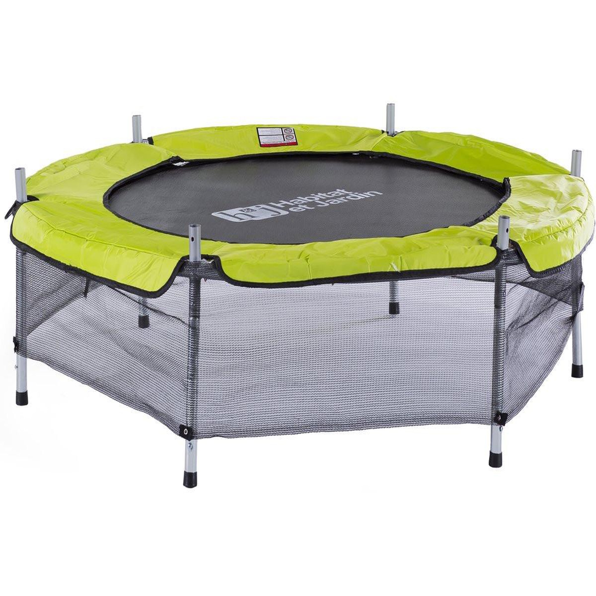 Voir la diapositive 2 : Habitat et Jardin Mini trampoline  Mini Yoopi  - 1.40 m - Vert