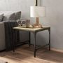 Voir la diapositive 3 : VIDAXL Table basse Chêne sonoma 50x50x35 cm Bois d ingénierie