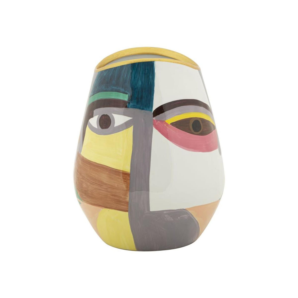 Paris Prix Vase Design en Céramique  Piccassy  24cm Multicolore