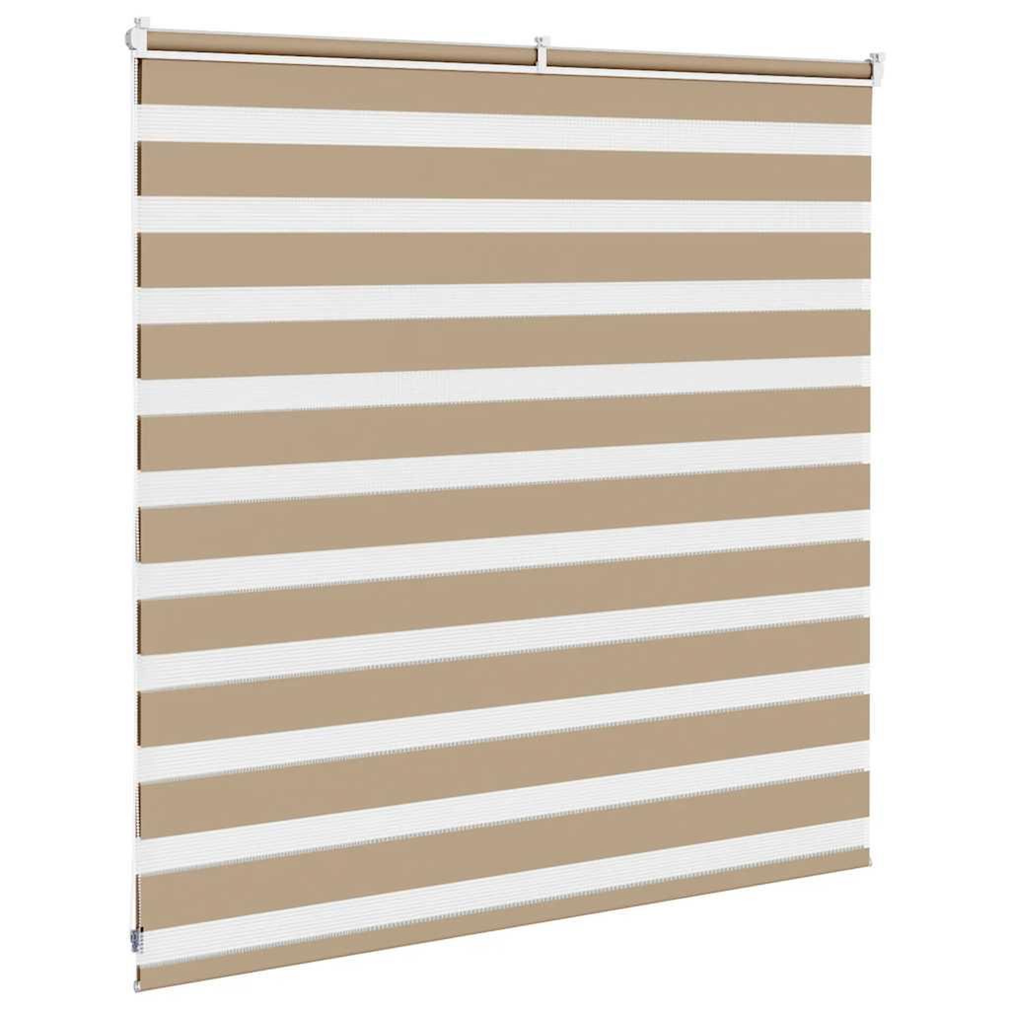 Voir la diapositive 4 : VIDAXL Store zebre marron sable largeur du tissu 145,9 cm polyester