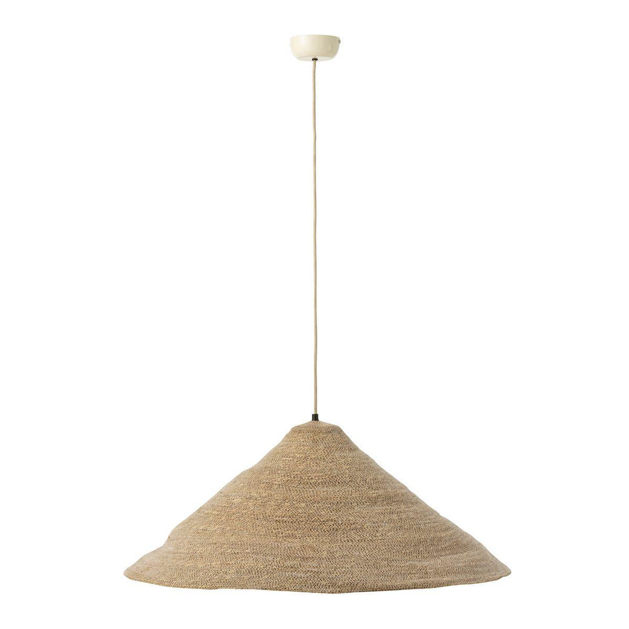 J-LINE Lampe Suspension Chapeau  Moonj  80cm Naturel Clair