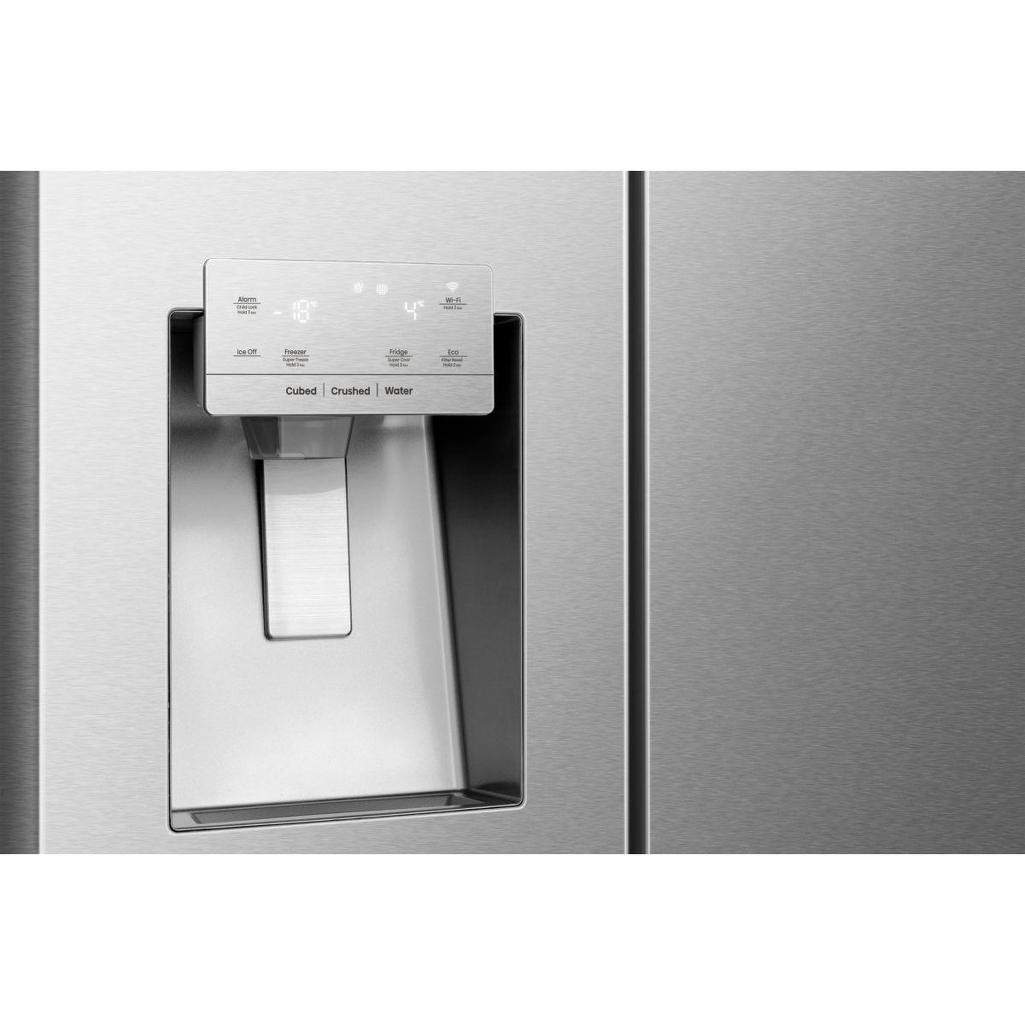 Voir la diapositive 4 : Hisense Réfrigérateur américain rs818n4iie1