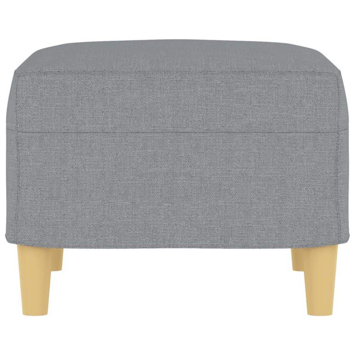 VIDAXL Repose-pied Gris clair 60x50x41 cm Tissu