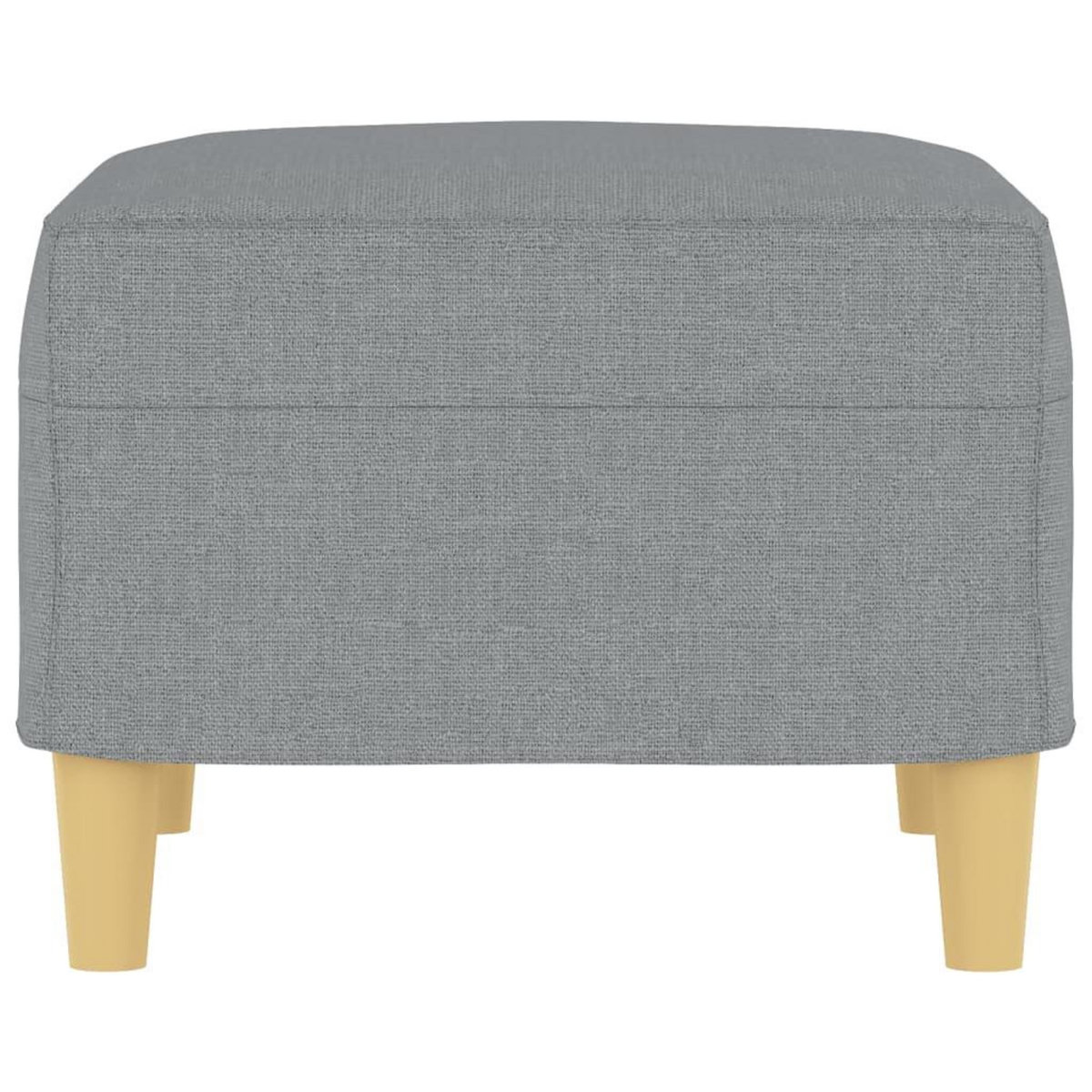 VIDAXL Repose-pied Gris clair 60x50x41 cm Tissu