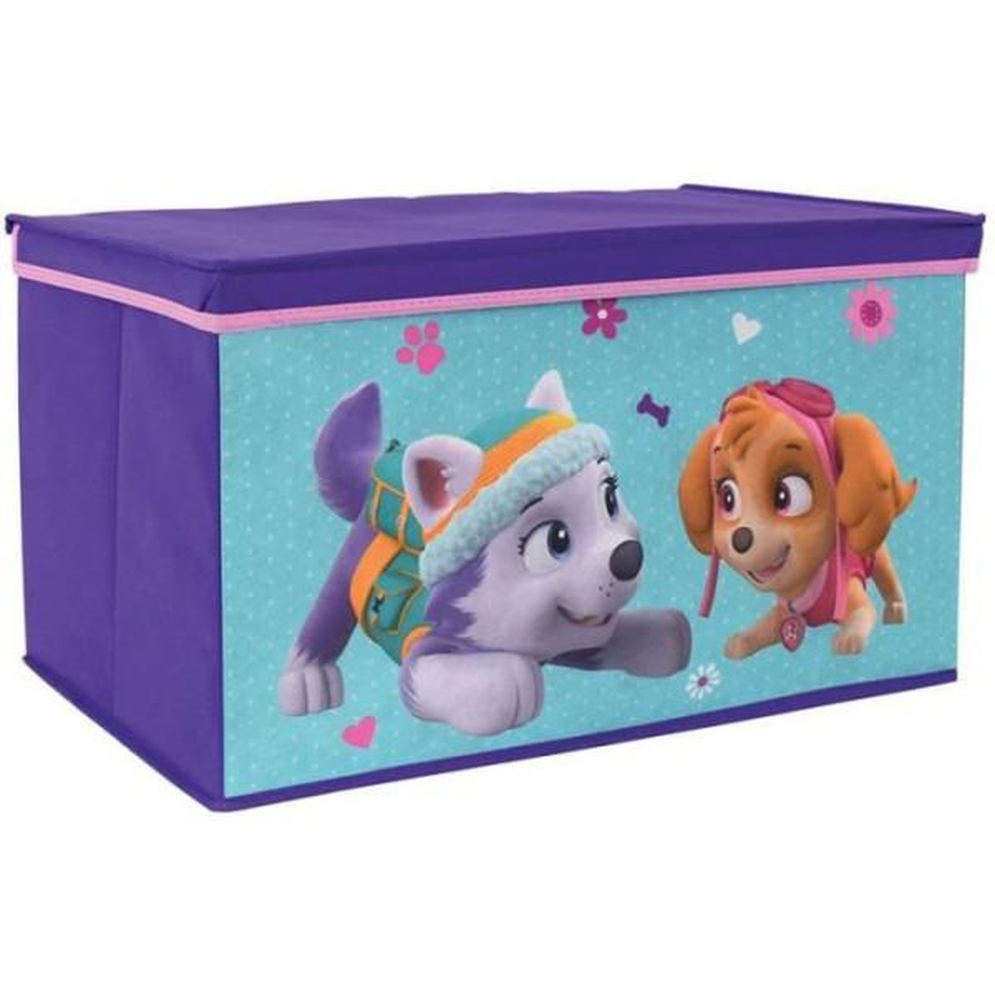 Fun House Fun House Pat Patrouille fille coffre a jouets pliable pour enfant
