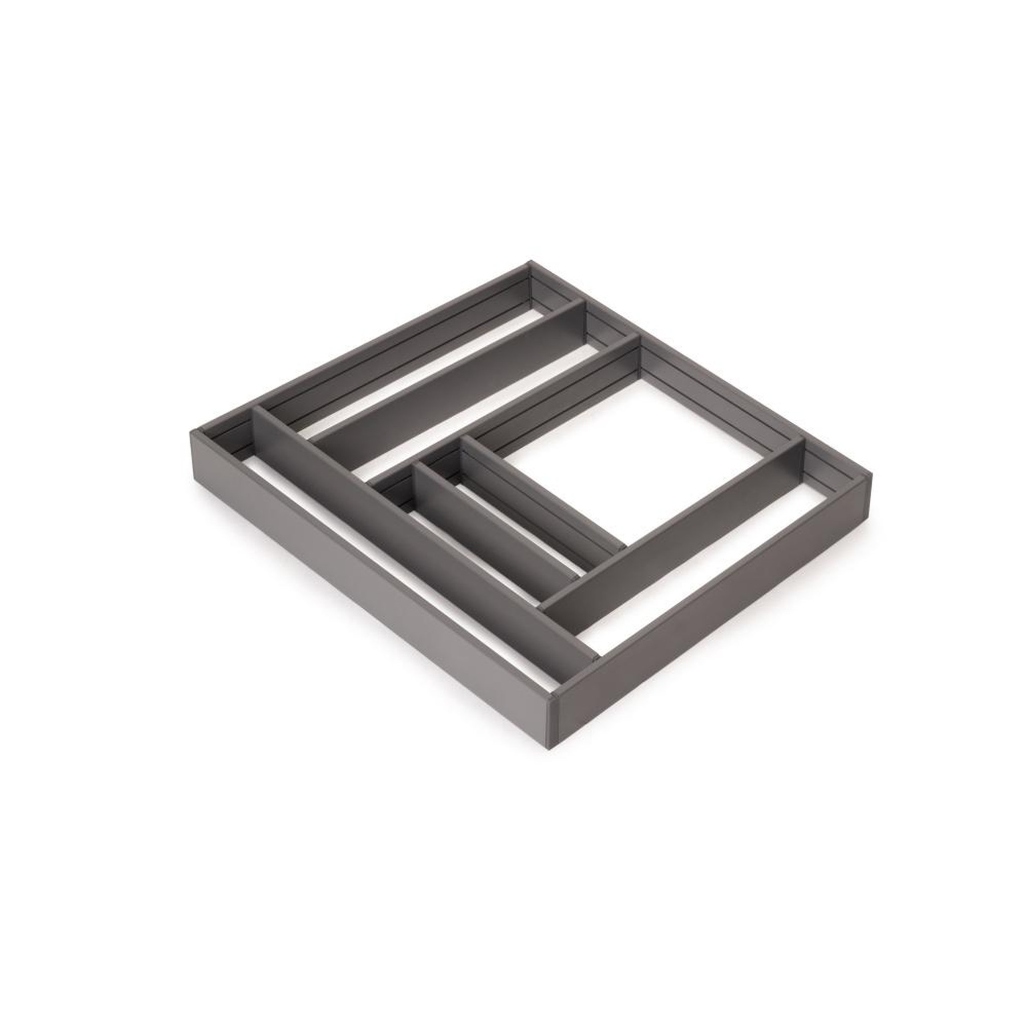 EMUCA SRL Organisateur de tiroirs Alumount 600x500 -  Aluminium -  Gris antracite