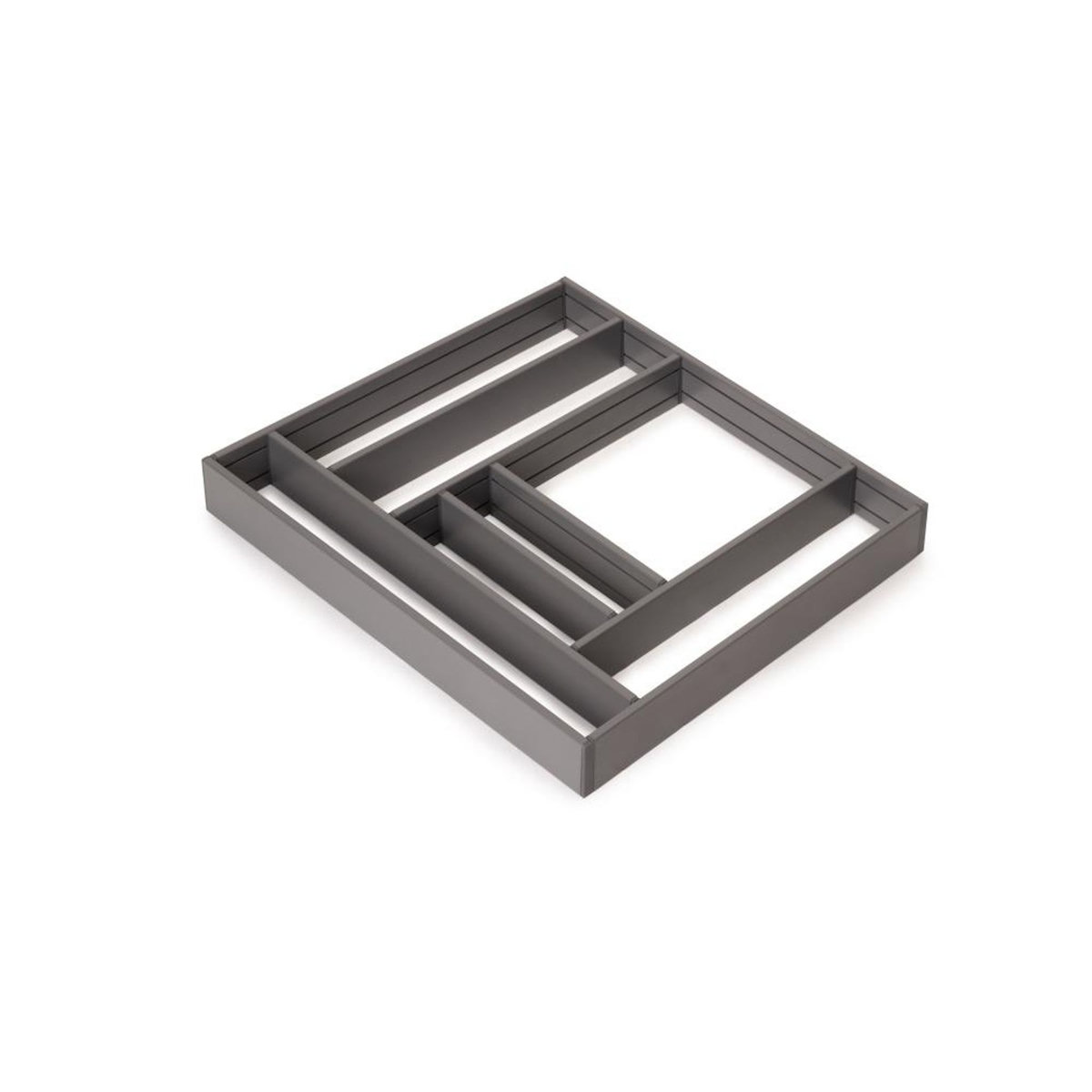 EMUCA SRL Organisateur de tiroirs Alumount 600x500 -  Aluminium -  Gris antracite
