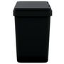 Voir la diapositive 4 : VIDAXL Poubelle double anthracite 2x25 L
