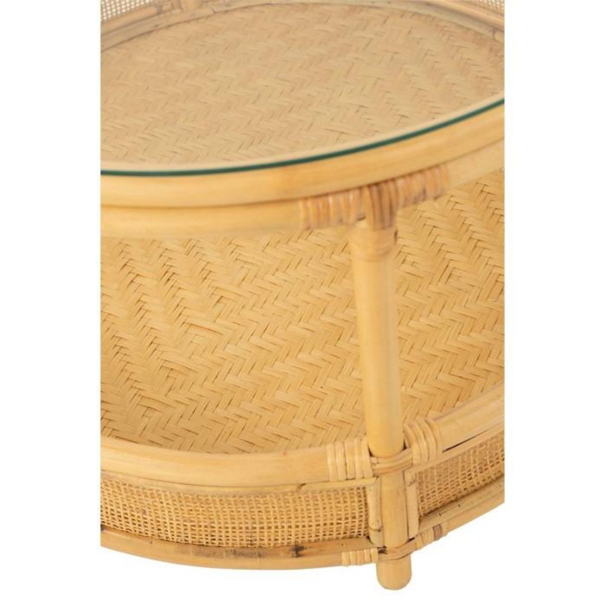 Paris Prix Table Basse en Rotin  Jovelyne  70cm Naturel