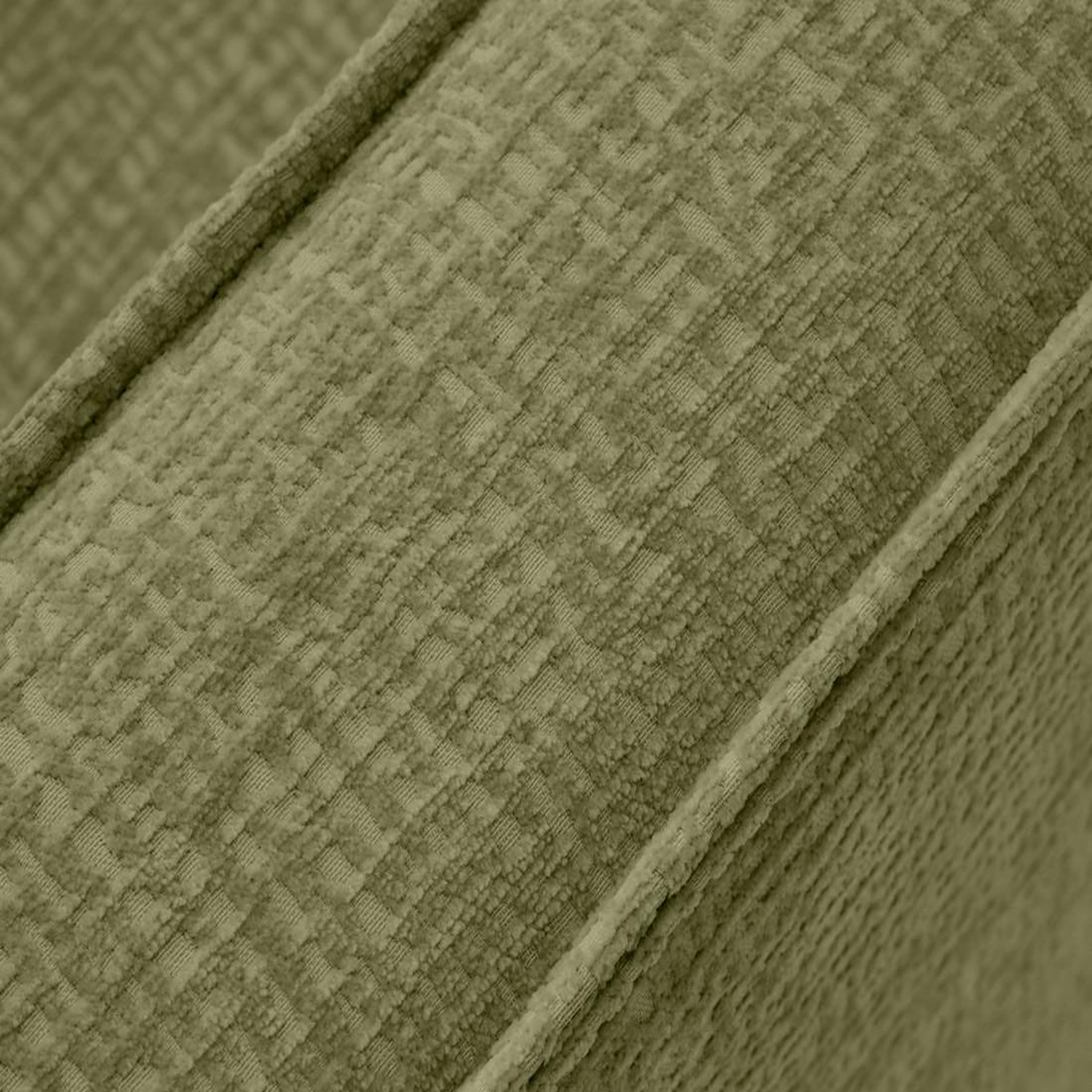 Voir la diapositive 4 : LISA DESIGN Jake - canapé d'angle droit 5 places convertible en tissu velours relief