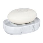 Wenko Porte savon effet marbre Adrada - Blanc