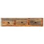 Voir la diapositive 2 : VIDAXL Table console murale 100x25x20 cm Bois massif