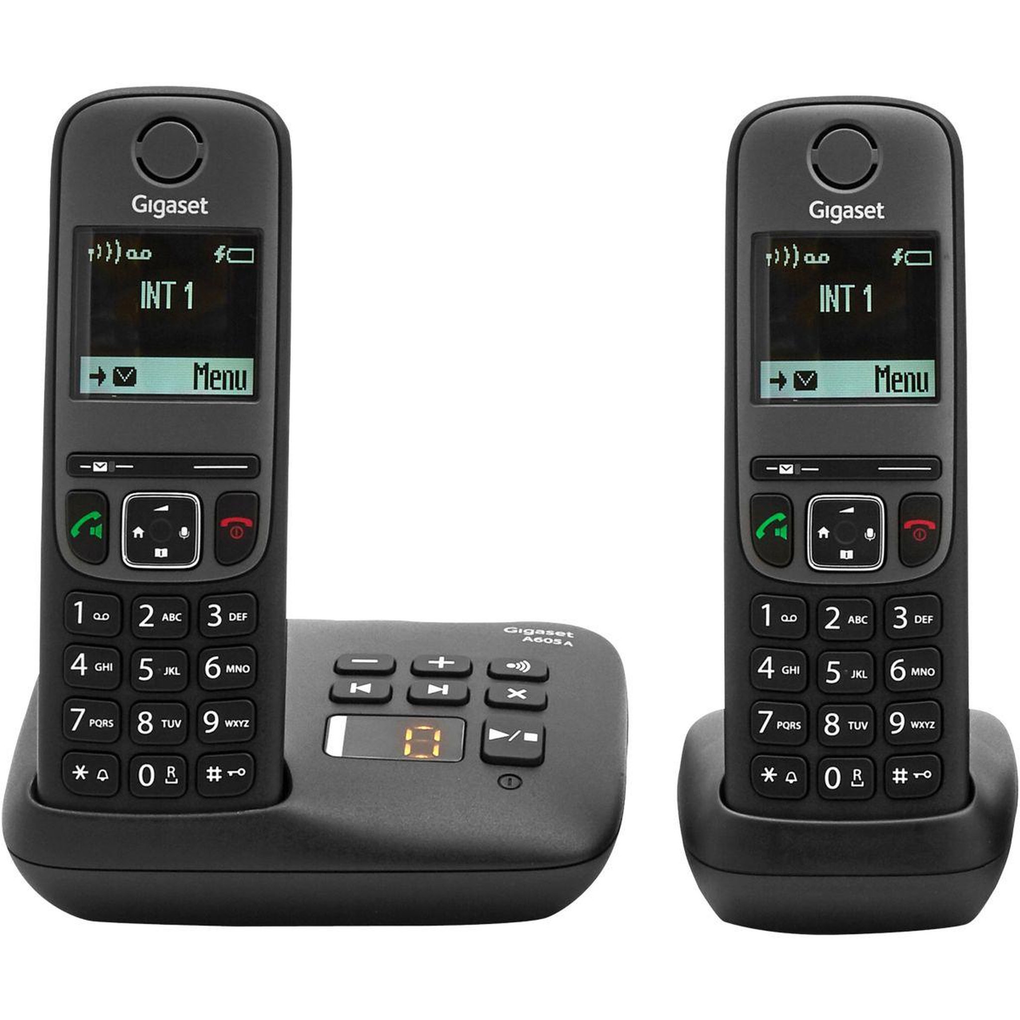 Voir la diapositive 2 : GIGASET Téléphone sans fil A605A Duo Noir