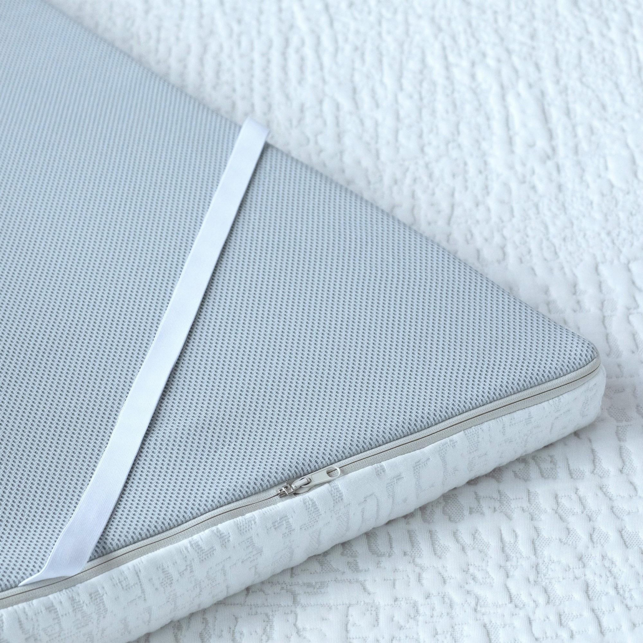 Voir la diapositive 6 : IDLITERIE Surmatelas déhoussable Duo Latex + Mémoire de forme