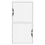 Voir la diapositive 5 : VIDAXL Armoire laterale ODDA blanc 40x24x79 cm bois massif pin