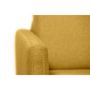 Voir la diapositive 4 : Canapé convertible 140 cm  système couchage express 3 places en tissu Gris clair ALICE 