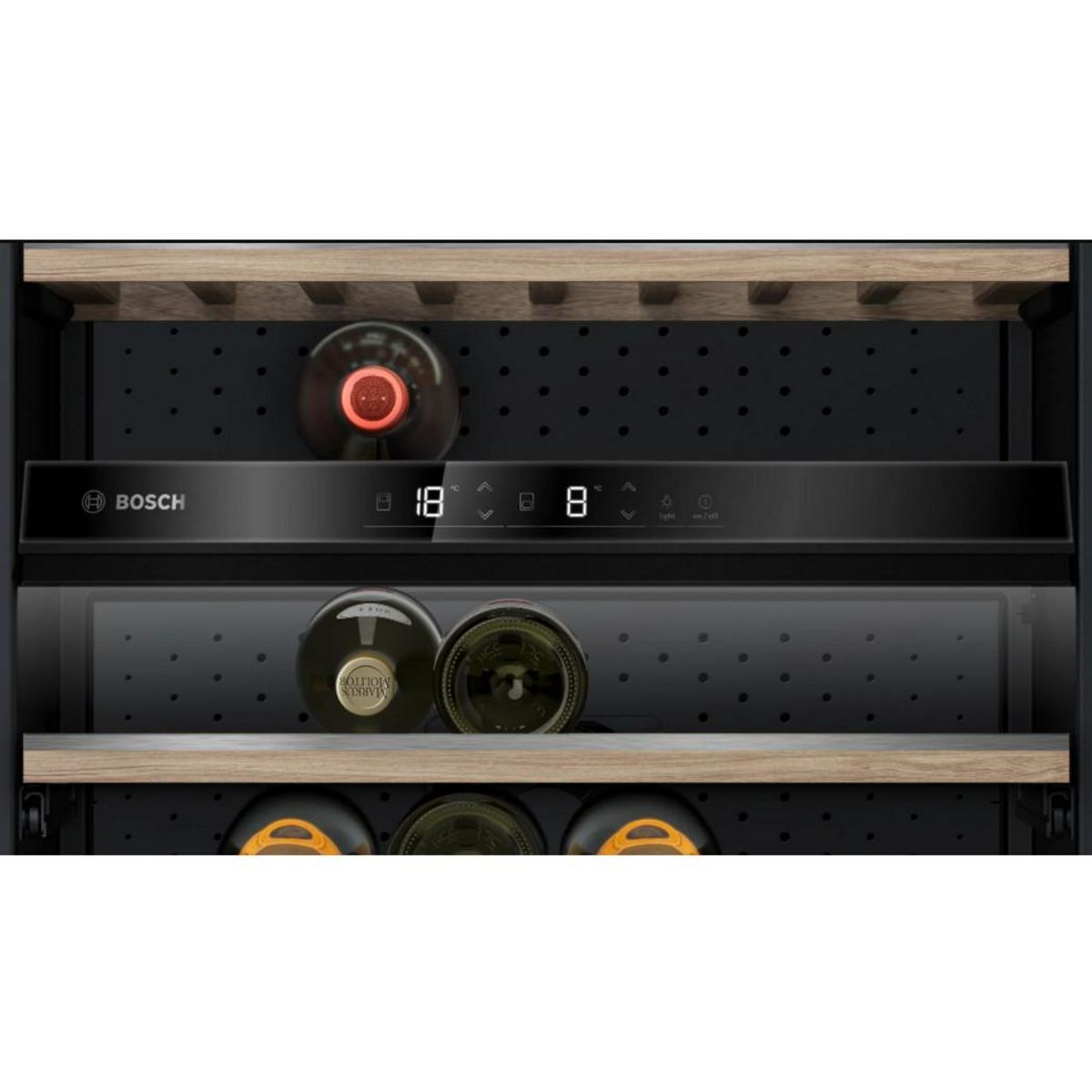 BOSCH Cave à vin 199 bouteilles double zone - kwk36abga