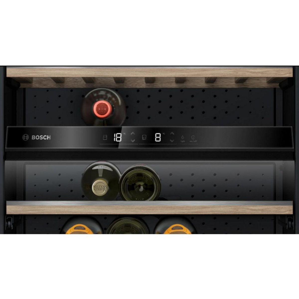 BOSCH Cave à vin 199 bouteilles double zone - kwk36abga