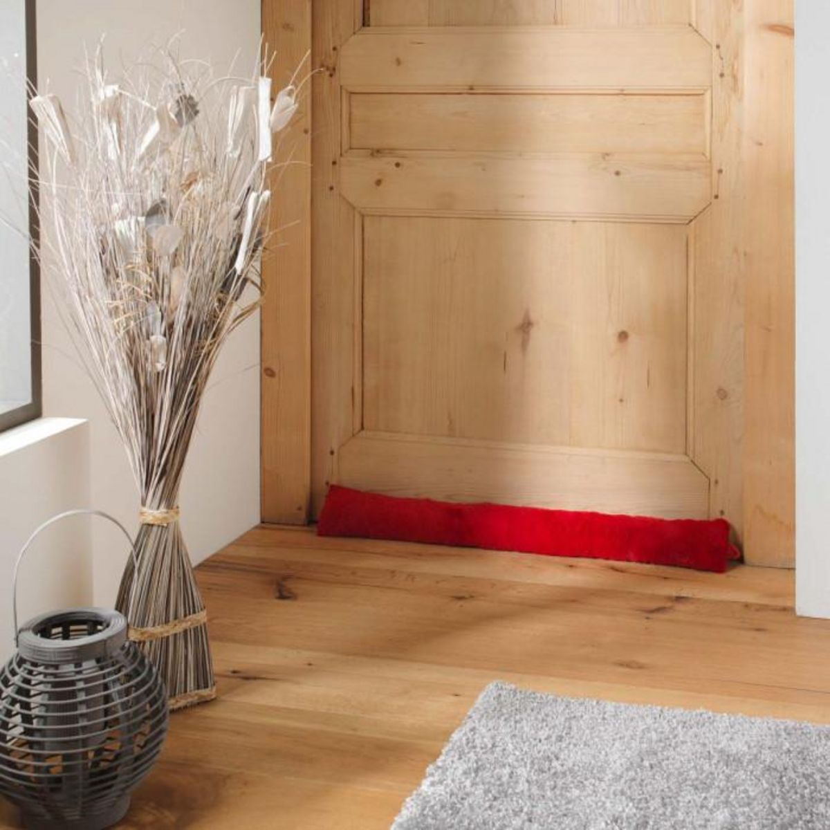 Paris Prix Boudin Bas de Porte  Caresse  80cm Rouge