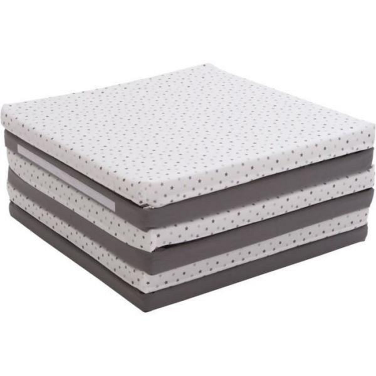 CANDIDE Tapis d'éveil XL - CANDIDE - Evolutif 5-en-1 - Gris / Etoiles