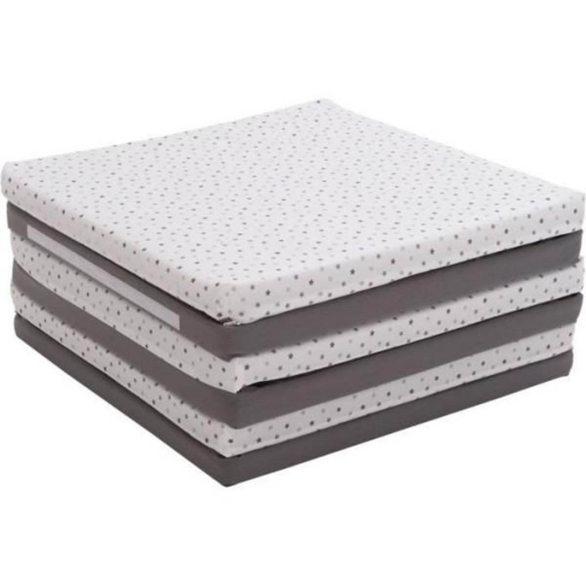 CANDIDE Tapis d'éveil XL - CANDIDE - Evolutif 5-en-1 - Gris / Etoiles