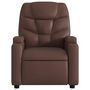 Voir la diapositive 3 : VIDAXL Fauteuil inclinable Marron Similicuir