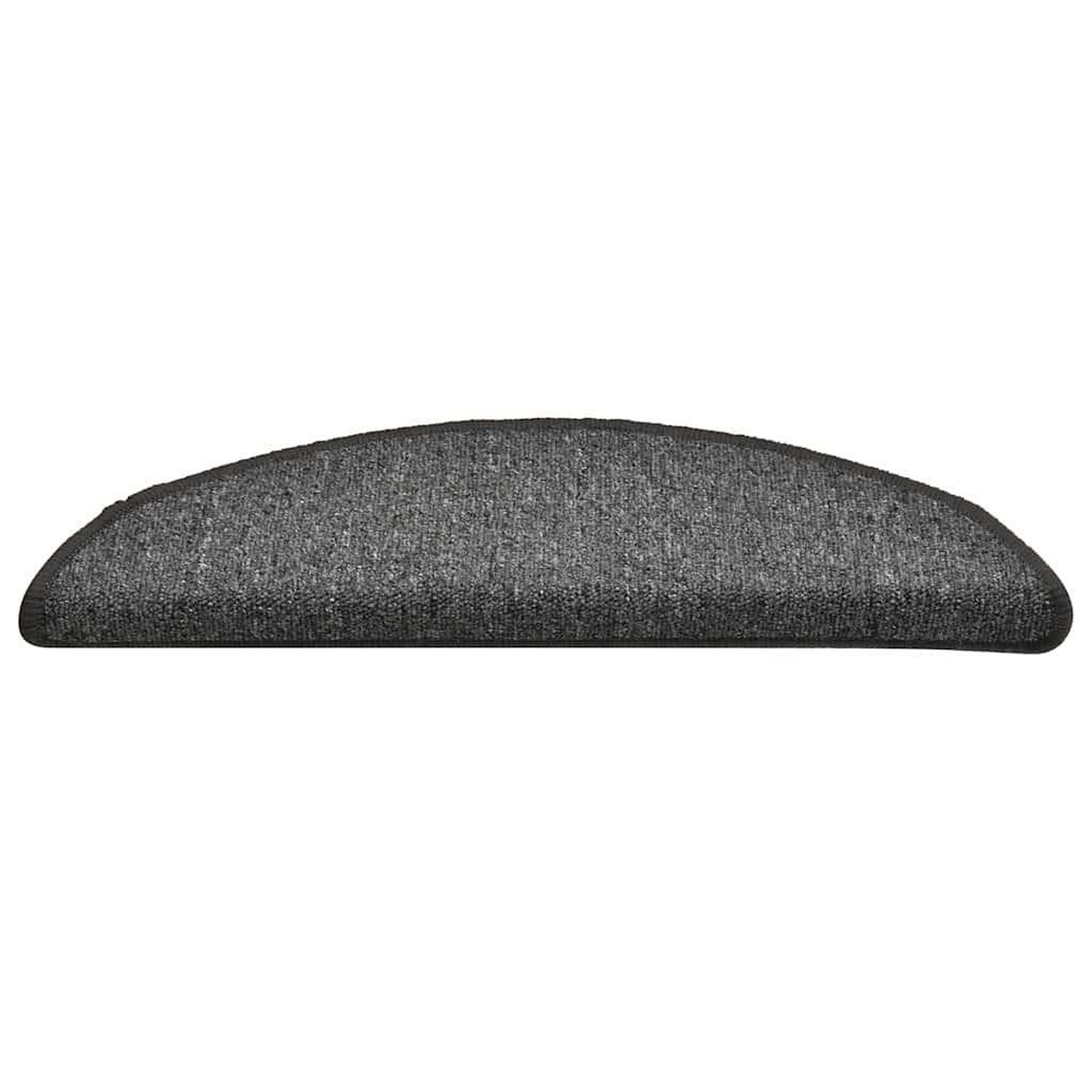 Voir la diapositive 3 : VIDAXL Tapis d'escalier 30 pcs gris fonce 56x17x3 cm