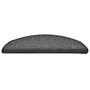 Voir la diapositive 3 : VIDAXL Tapis d'escalier 30 pcs gris fonce 56x17x3 cm