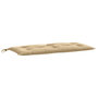 Voir la diapositive 5 : VIDAXL Coussins de banc de jardin lot de 2 beige melange tissu