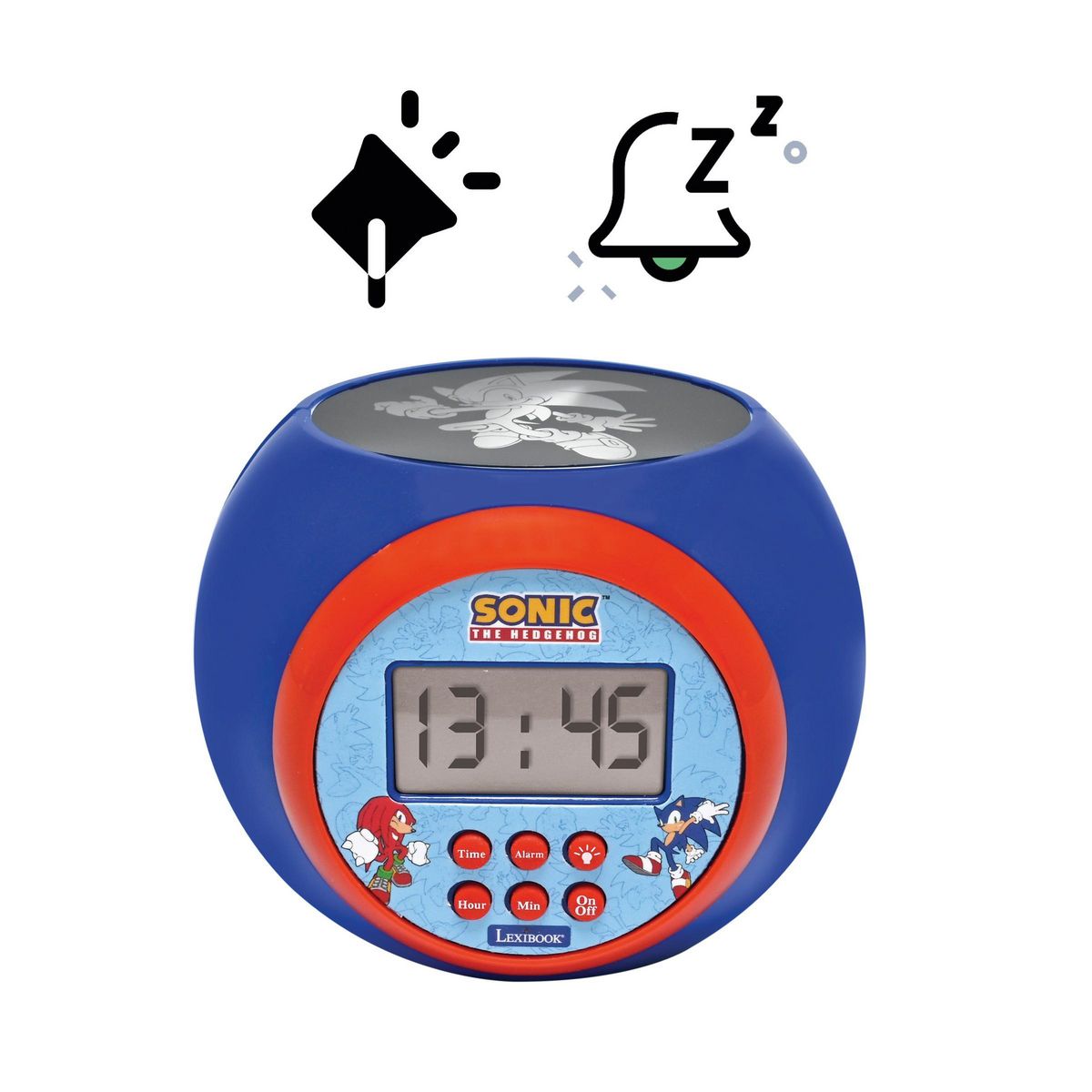 Lexibook Réveil Projecteur Sonic