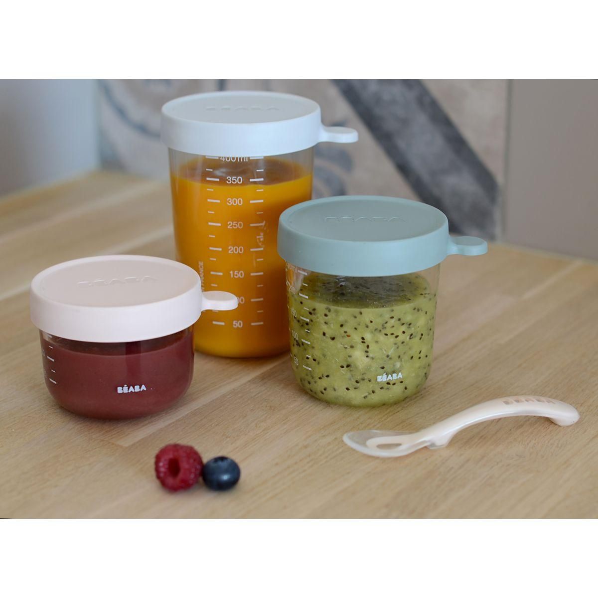 BEABA Pot de conservation verre 250ml light mist