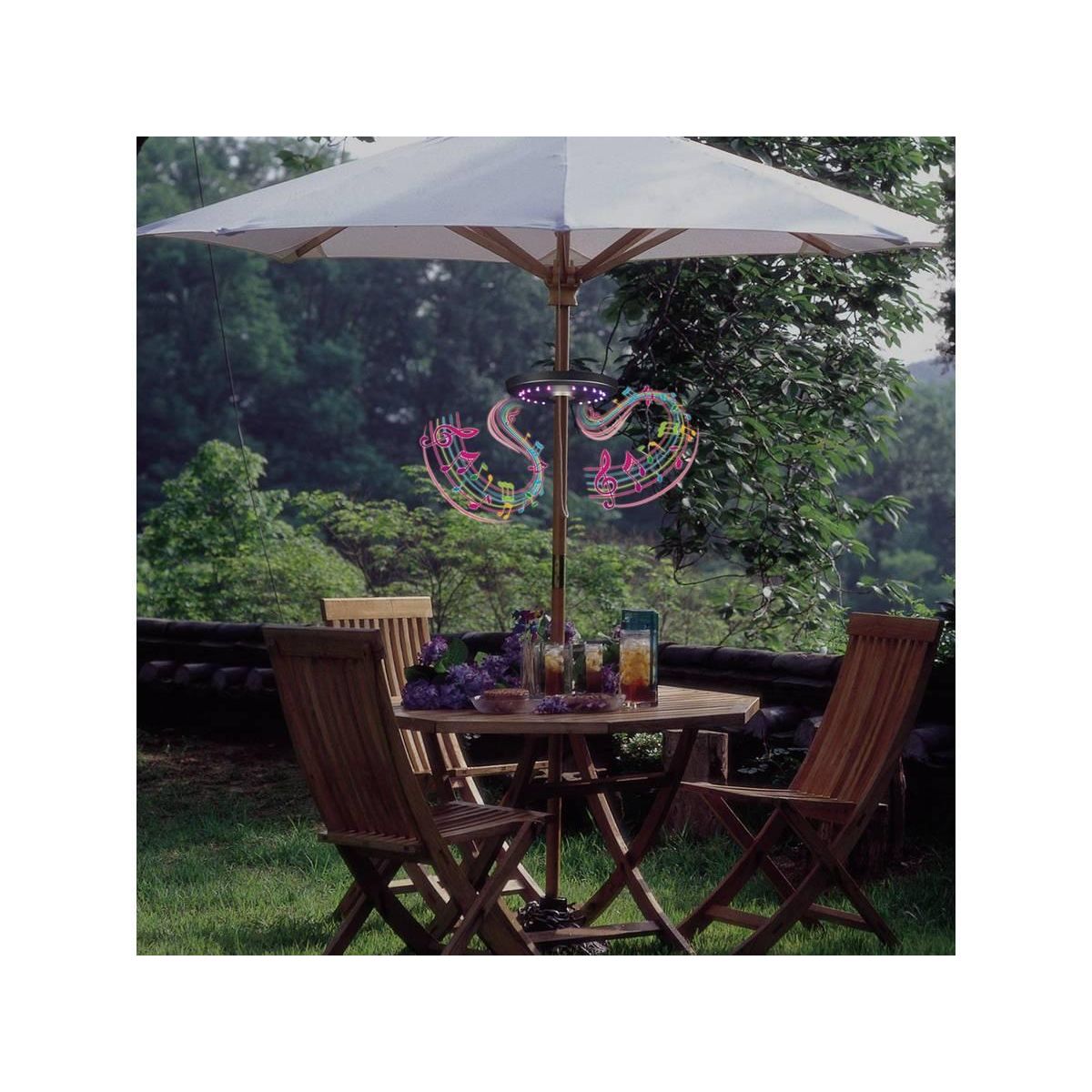 Habitat et Jardin Eclairage de jardin  Umbrella  pour parasol - Enceinte arceau