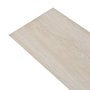 Voir la diapositive 2 : VIDAXL Planches de plancher PVC Non auto-adhesif Chene blanc classique