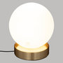 Voir la diapositive 2 : ATMOSPHERA Lampe Boule à Poser Déco  Dris  16cm Blanc & Or